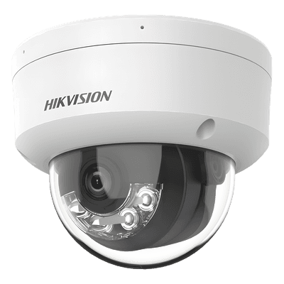 [Dual Light] Domo IP 8 Megapixel (4K) / Lente 2.8 mm / 30 mts IR + 30 mts Luz Blanca / Micrófono Integrado / IK08 / ACUSENSE Lite / Exterior IP67 / H.265 / PoE / ONVIF