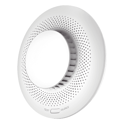 Detector de Humo Inalámbrico / Zigbee / 85 dB / -10°C a 55°C / 87 mm Ø / Uso Interior