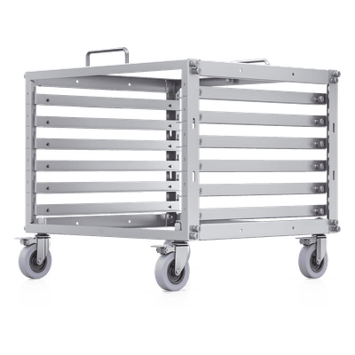Rack Abierto / 6U / Toolless / Ruedas Bloqueables / Capacidad 80 kg (176 lb) Estático / Acero / NDAA