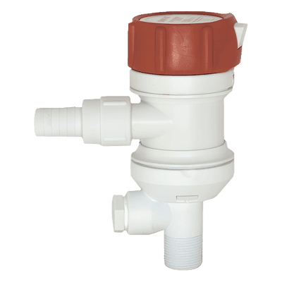Bomba sumergible para carnada / 500 GPH (1893 LPH) / 12 VDC / Descarga 3/4" (19 mm) / 2.1 A