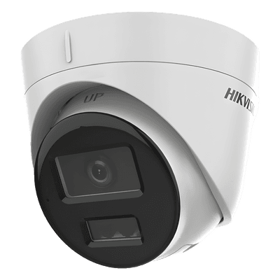 [Dual Light] Turret IP 2 Megapixel / Lente 2.8 mm / 30 mts IR + 30 mts Luz Blanca / Micrófono Integrado / ACUSENSE Lite / Exterior IP67 / H.265 / PoE / ONVIF / Micro SD