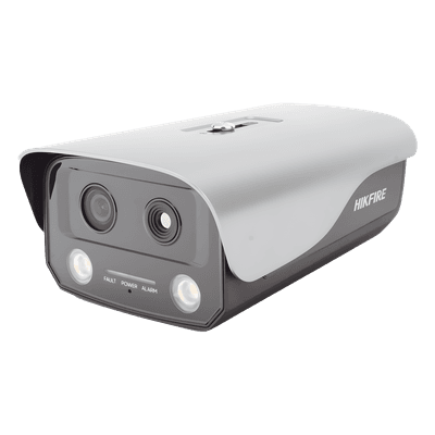 (HikFire) Cámara IP de Detección Térmica de Incendios / Detección de Llamas y Temperaturas Anormales / 4 Megapíxel (Lente Óptico) + 1 Megapíxel (Lente Térmico) / Compatible con Hik-Connect