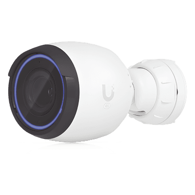 Cámara UniFi Protect UVC G5 Professional para interior/exterior, 4K (8MPX) / zoom óptico 3X / visión nocturna IR hasta 25 mts / detección de eventos / micrófono / apta para interperie IP67 resistencia IK04