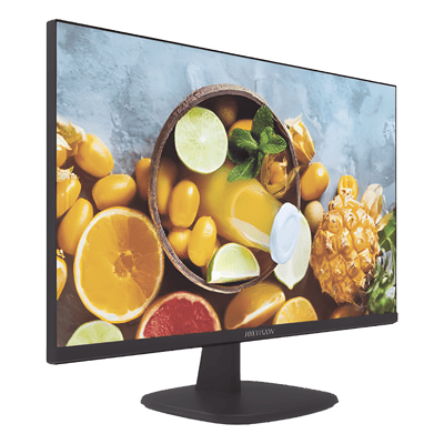 Monitor LED 4K de 27" / Ideal para CCTV, Oficina y Hogar / Entrada HDMI-DP / Montaje VESA (100 X 100) / Uso 24/7 / Backlight E-LED / Ultra Delgado