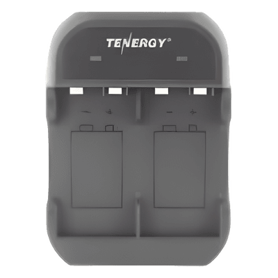 Cargador Rápido 2 Bahías / Baterías Ni-MH 9V / Cable USB Incluido / Adaptador de Corriente NO Incluido / Color Negro