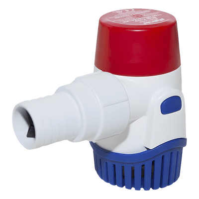 Bomba sumergible de achique / 1100 GPH / 24 VCD / Ejes de acero inoxidable / 4.16 m³/h