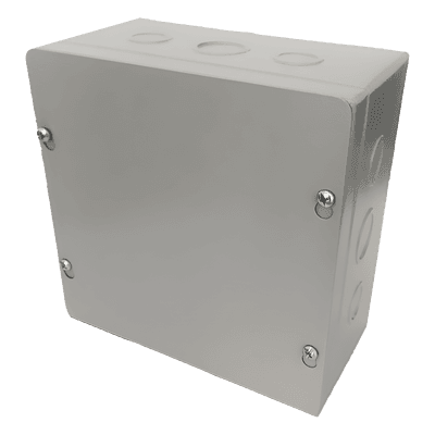 Caja de Pase / 30 x 30 x 10 cm / 11.8 x 11.8 x 3.9 in / NEMA 1 / Uso Interior