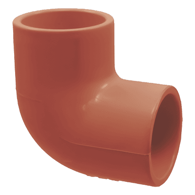 Codo 90° para Tubería de Aspiración / 3/4 pulgadas / CPVC Cédula 40 / UL para Detección de Humo / NFPA 72 Capítulo 17