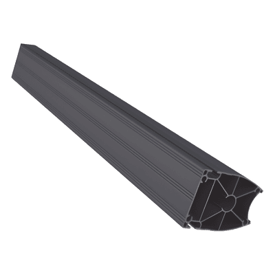 Pilar de aluminio / 1500mm (4.92 ft) / Estructura modular / Acabado anticorrosivo / Carga industrial