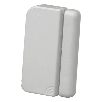 Sensor de Puerta/Ventana / Perfil Ultra Compacto 4.6 x 2.0 x 1.0 cm / Frecuencia 433.92 MHz / Contacto Externo / Detección de Manipulación / Rango 0°C a 49°C