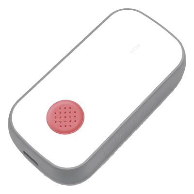 Botón de Pánico IoT / LoRaWAN 5 km / GPS Exterior y BLE Interior / Batería Recargable 540 mAh / IP66