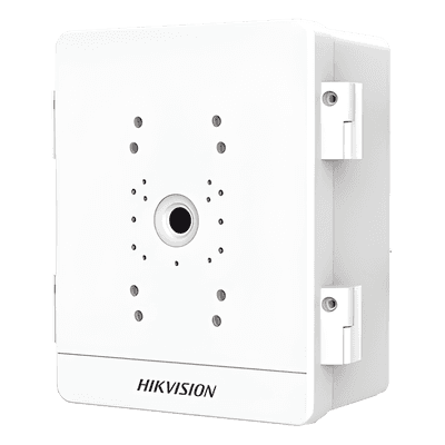 Caja para Videovigilancia para Exterior / Uso en Montaje o Pared / IP66 / IK10 / Dimensiones: 306 X 220 X 130 mm / Soporta 1 Dispositivo (PTZ, Bocina, Cámara Fija)