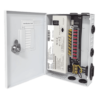 Fuente / 11-15 V / 9 canales / 16 A / Alta tecnología en seguridad / Doble ventilador / Hasta 1.8 Amperes por Salida / Filtro de ruido por canal / Diseño de alta gama.