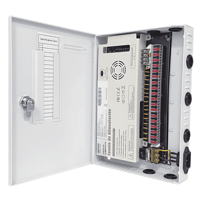 Fuente PREMIUM / 11-15 V / 18 canales / 30 A / Alta tecnología en seguridad / Doble ventilador / Hasta 1.85 Amperes por Salida / Filtro de Ruido por canal / Diseño de alta gama.