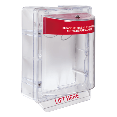 Cubierta Protectora de Alarma / Policarbonato Inviolable / Bocina Ajustable 95/105 dB / Montaje en Superficie / ADA