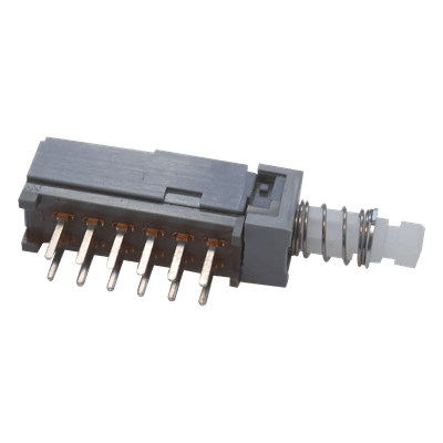 Interruptor deslizante / 0.2 A @ 30 V DC / 10,000 ciclos / 500 V AC dieléctrico / 50 mΩ contacto