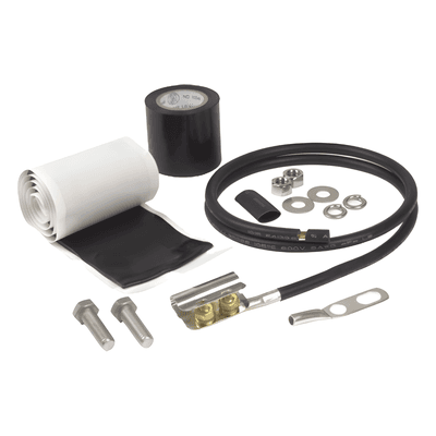 Kit de Tierra Física / Cables 1/4" y 3/8" / 6.2 ft (1.9 m) de Longitud / Diseño Compacto / 2.8 oz de Peso / Instalación Sin Herramientas
