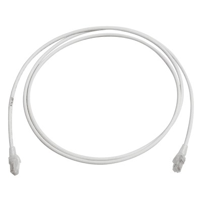 Patch Cord Cat6 UTP / CM-LS0H / 2.13 m (7 ft) / Alta Densidad / PoE++ / Blanco
