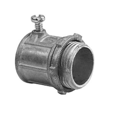 Conector de 1" para Tubo Pared Delgada con Tornillos Opresores.