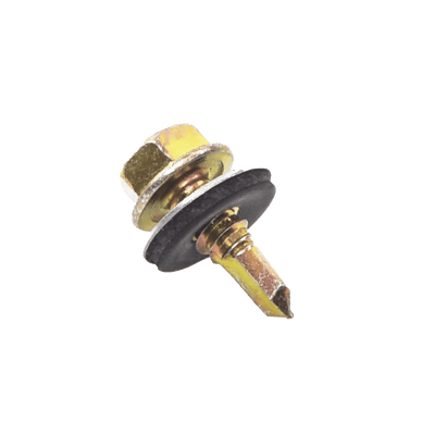 Tornillo Punta Broca Sello Montado 6.5 X 19 mm (1/4" X 3/4") Caj.  C/100pz