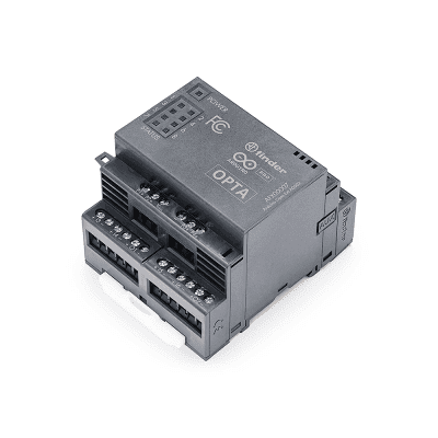 Expansión Analógica Arduino Opta® / 8 Canales I/O Configurables / 16-bit ADC / 13-bit DAC / 4 Salidas PWM / Protección IP20 / Industrial IoT