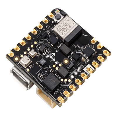 Placa de Desarrollo IoT / Arduino Nicla Sense ME / 4 Sensores Bosch Industrial / Bluetooth 5.0 / nRF52832 Cortex-M4F 64MHz / 512KB Flash + 2MB Externa / BHI260AP IMU 6 Ejes / BME688 Gas VOC / BMP390 Presión / BMM150 Magnetómetro
