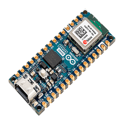Placa Desarrollo Arduino Nano ESP32 / Microcontrolador ESP32-S3 Dual-Core 240 MHz / Wi-Fi 4 802.11 b/g/n + Bluetooth LE 5.0 / 16 MB Flash Externa + 8 MB PSRAM / Compatibilidad Arduino Cloud + MicroPython / USB-C + Conectividad IoT