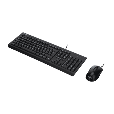 KIt de Teclado y Mouse Cableado / Diseño Elegante y Silencioso (No Requiere Drivers)