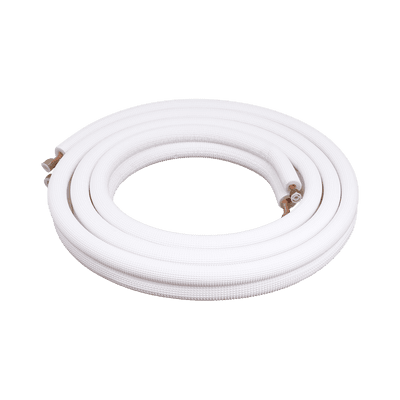 Kit de tubería / 1 / 4"  y 5 / 8 " / Capacidad para minisplit AUFIT / 2 a 3 Toneladas / Cinta aislante / Accesorios / Longitud de 4 metros