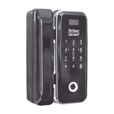 Cerrojo Electrónico con Lector de Huella/ Contraseña/ Tarjeta para Puerta de Vidrio