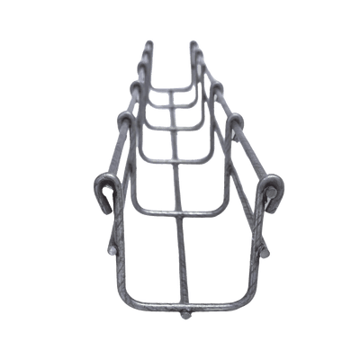 Charola Bimetálica Tipo Malla 66/50 mm, Ideal Para Utilizarse al Exterior o Zonas Húmedas, Hasta 53 Cables Cat6, Tramo de 3 Metros