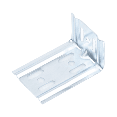 Ménsula económica, para montaje en pared, para anchos de charola de 100mm, con acabado Electro Zinc