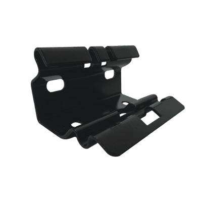 Mini clip automático con baño de pintura epóxica en color NEGRO, para unir tramos de charola