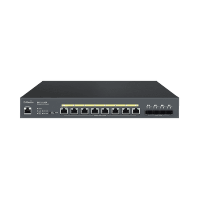 Switch PoE ++ Administrable en Nube Capa 2  de 8 puertos PoE  de 2.5 Gbps, Hasta 240 W, 4 puertos de SFP
