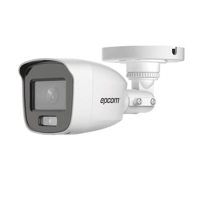 Bala TURBOHD 2 Megapíxel (1080p) / Lente 2.8 mm / ColorVu / Microfono Integrado / Imagen a Color 24/7 / Policarbonato / Luz Blanca 20 mts / Exterior IP66 / TVI-AHD-CVI-CVBS / dWDR