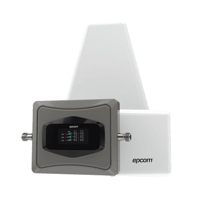 Kit Amplificador de Señal Celular 4G / Mejora las llamadas convencionales y VoLTE / Soporta los datos de las tecnologías 2G, 3G y 4G de TELCEL, AT&T y MOVISTAR / Cubre hasta 600 m2.