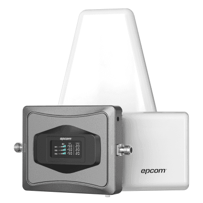 Kit Amplificador de Señal Celular 4G / Mejora las llamadas convencionales y VoLTE / Soporta los datos de las tecnologías 2G, 3G y 4G de TELCEL, AT&T y MOVISTAR / Cubre hasta 600 m2.