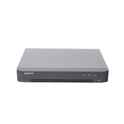 DVR 4 Megapixel / 16 Canales TURBOHD + 8 Canales IP / 1 Bahía de Disco Duro / Audio por Coaxitron / Evita Falsas Alarmas / Salida de Video en Full HD
