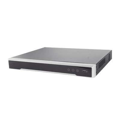 DVR  16 Canales 4K TURBOHD + 16 Canales IP / 8 Megapixel/ Audio por Coaxitron/ 2 Bahías de Disco Duro / 4 Canales de Audio / 16 Entradas de Alarma