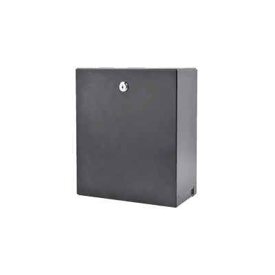 Gabinete con Punto de Consolidación de 24 Puertos, Compatible con conectores Keystone, Instalación en Pared o techo falso, Se envía el Gabinete Armado.