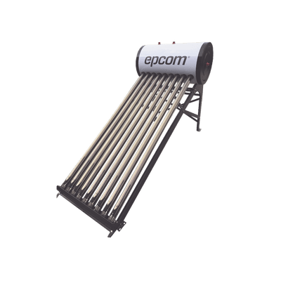 Bóiler Solar de 90L, Baja Presión con 9 Tubos de Vacío de Mayor Resistencia y Termotanque Inoxidable de Grado Alimenticio, Resistentes a Granizo de Hasta 25 mm/ l , Incluye Anodo de Magnesio