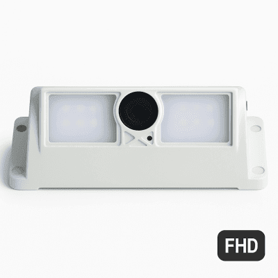 Cámara de Conteo de Pasajeros XMRP3DV3 2 Megapixel / Sensor CMOS 1/2.8" / Lente M12 2.7 mm / Ángulo de Visión 120° / WDR 80 dB / Triple Método de Instalación / Conteo Inteligente de Personas / H.265+ / Rango Tem