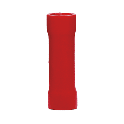 Conector a tope aislado / 22 - 16 AWG / Rojo / Paquete de 25 piezas