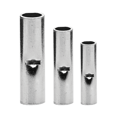 Conector a tope / Sin aislar / 16 - 14 AWG / Sin color / Paquete de 25 piezas.