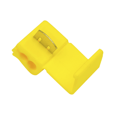 Conector rápido / 12 - 10 AWG / Amarillo / Empalme seguro y rápido sin pelar cables / Paquete de 25 piezas.