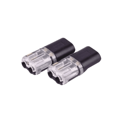 Bolsa con 25 conectores / Enchufables / Para 2 cables / compatibles en calibre 22 al 18 AWG