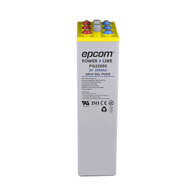 Batería de GEL PURO OPzV / 2 V @ 2,000 Ah / Ciclo profundo /Uso en Aplicaciones Fotovoltaicas y de Respald