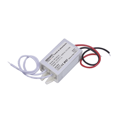 Fuente 12 V  |  1 Amper  |  Waterproof  | Intemperie grado IP67