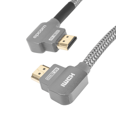 Cable HDMI Ángulo 90° | 3 Metros (9.84 Pies) | Alta Definición | Versión 2.0 | Alta Velocidad 18Gbps | 4K@60Hz |