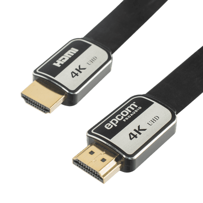Cable HDMI de 5 Metros (16.40 Pies) | Alta Definición | Versión 2.0 | Alta Velocidad 18Gbps | 4K@60Hz | Conectores Chapados en Oro | Tipo Plano